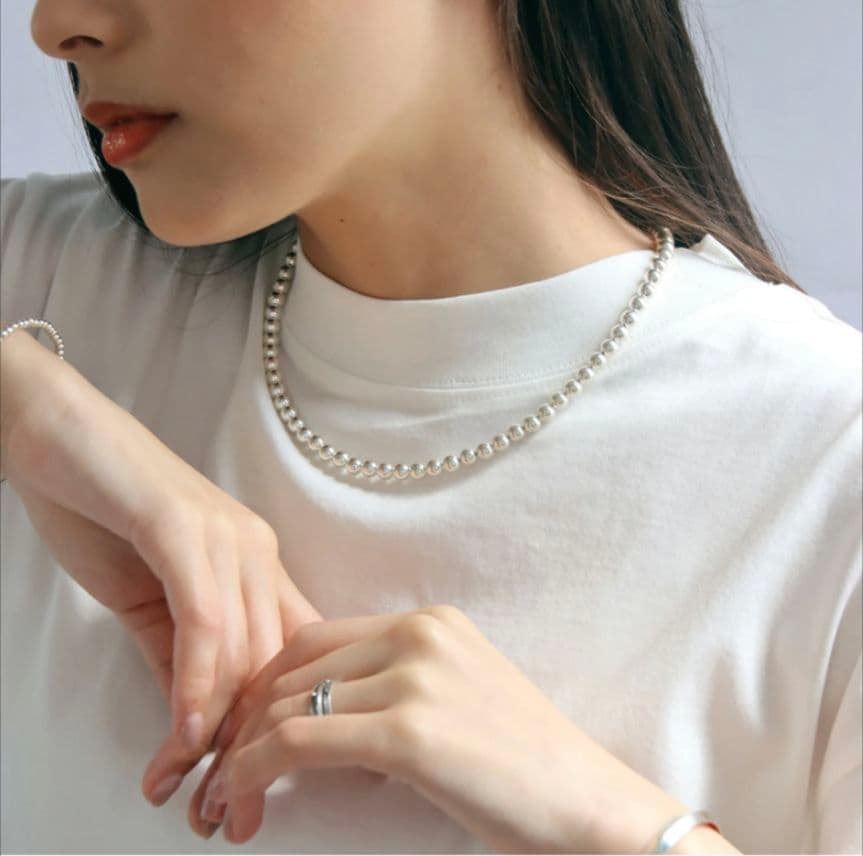 エリカ・ニコラス・ベゲイ ネックレス 6mm 45cm