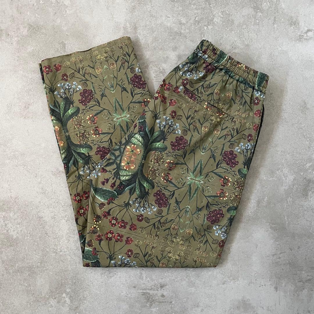 CABaN キャバン コットンブロード パレルモプリントイージーパンツ