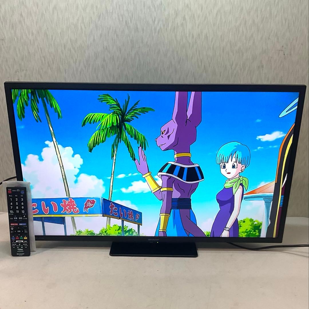 【高年式美品】SHARP 32型 液晶テレビ 2T-C32DE 新品リモコン付属