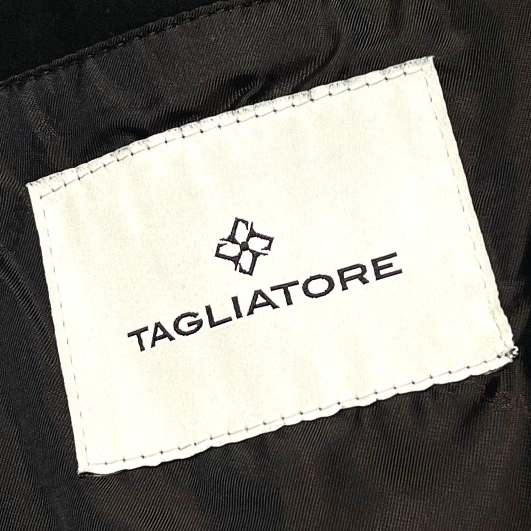 【羊革】【50】TAGLIATORE スエードジャケット 裏地・総柄 メンズ