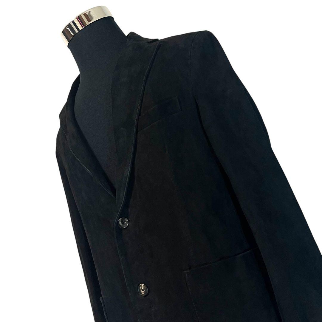 【羊革】【50】TAGLIATORE スエードジャケット 裏地・総柄 メンズ