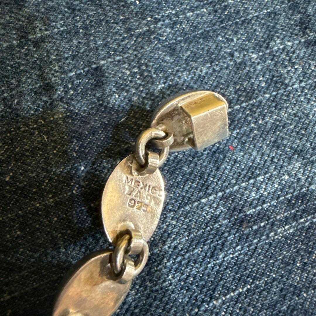 天然石ブレスレット　ヴィンテージ　メキシカンジュエリー　USA輸入