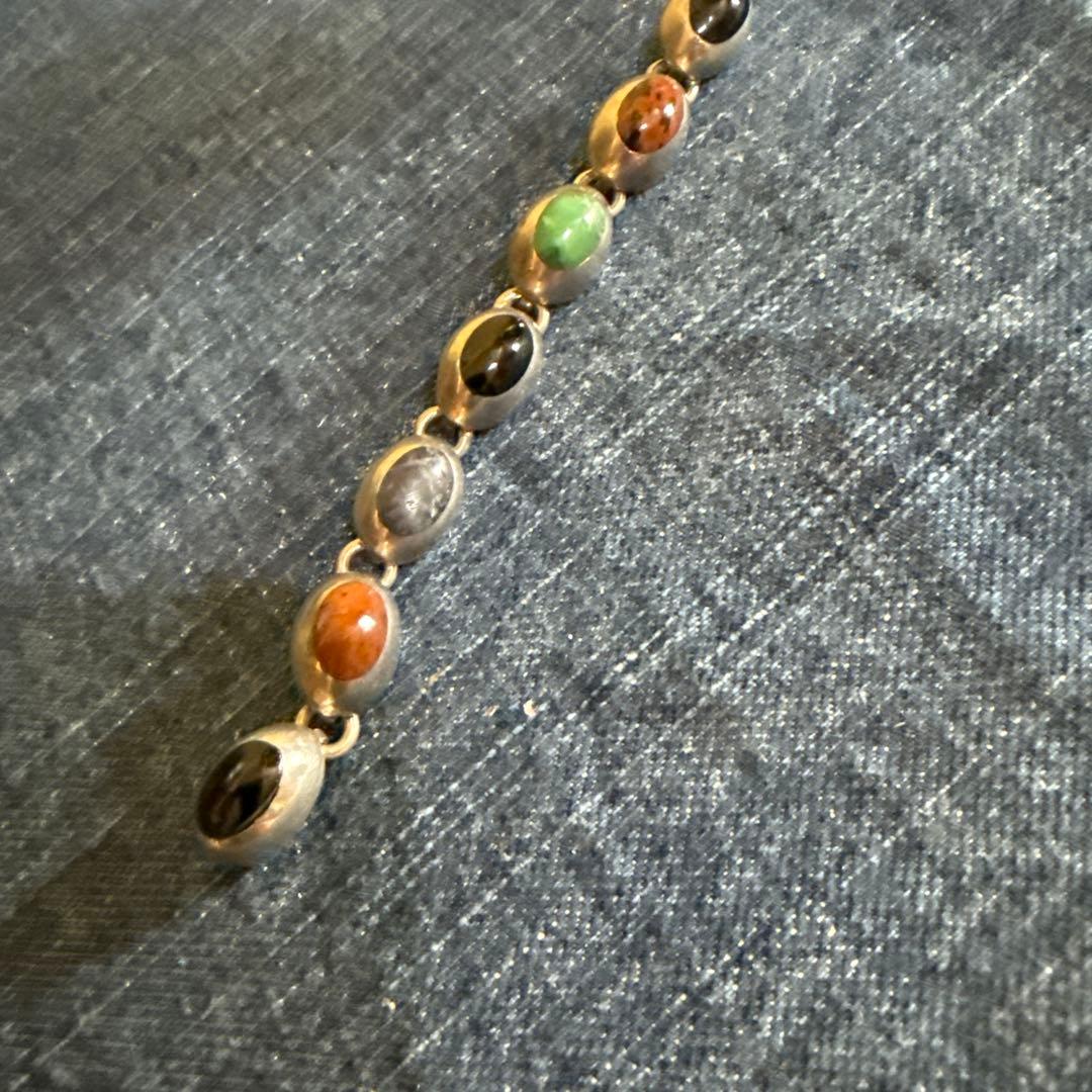 天然石ブレスレット　ヴィンテージ　メキシカンジュエリー　USA輸入