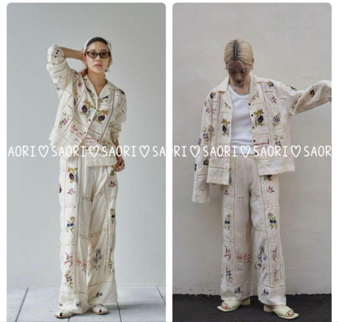 TODAYFUL★Embroidery Patchwork Trousers