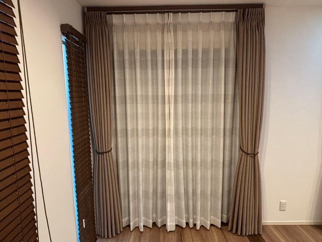 【専用】KEYUCA　オーダー　ドレープカーテン レースカーテン　セット②