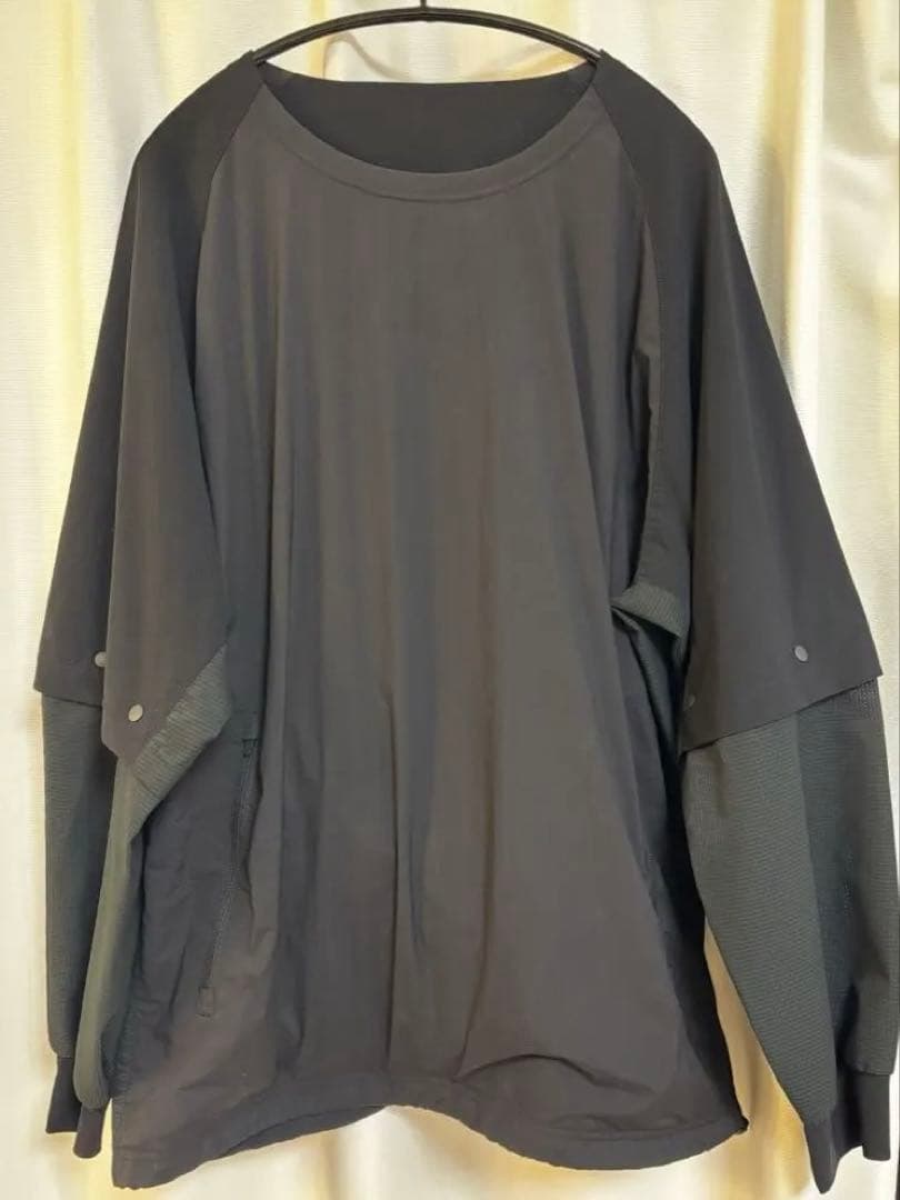 トップス DETACHABLE SLEEVE L/S TEE BLACK EL LAB.