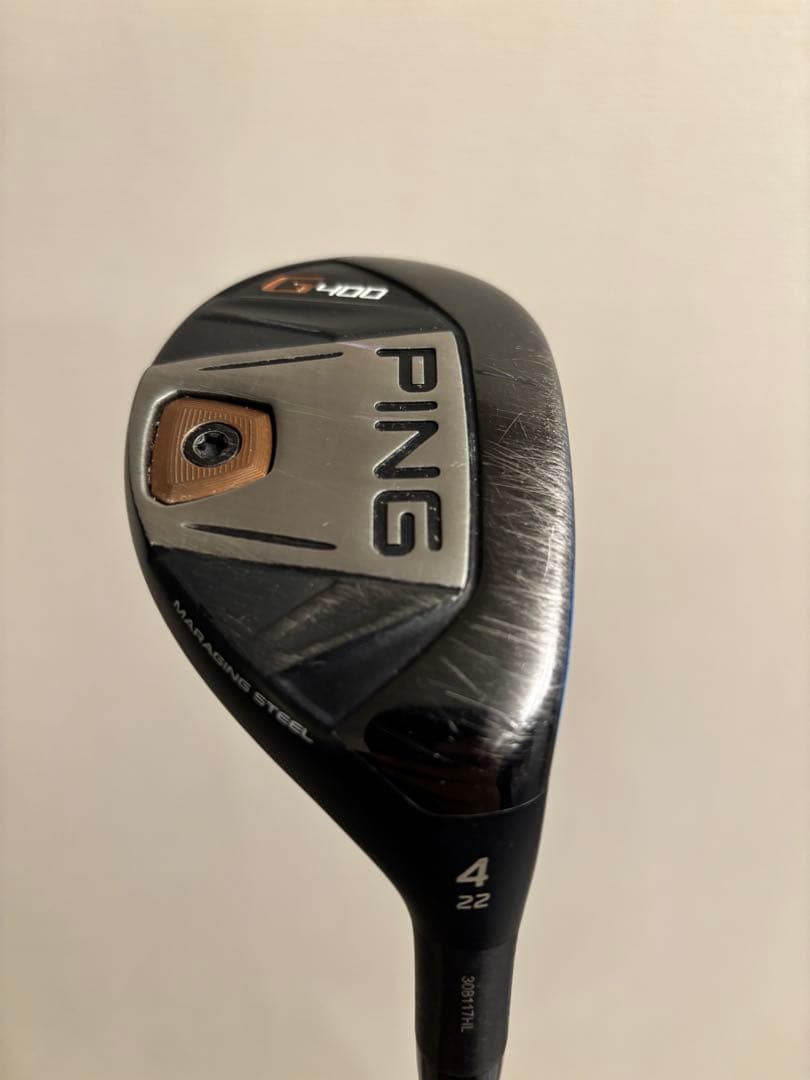 【名器】PING G400 4U 22度 MODUS TOUR105 S