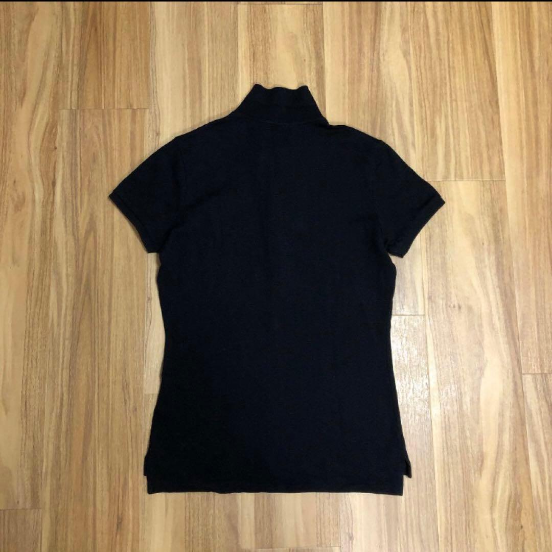 ラルフローレン　ポロシャツ　レディース　L ブラック　ビーズポニー