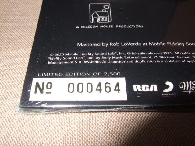 NILSSON,SACD,新品,限定盤,ハリー・ニルソン,バッドフィンガー