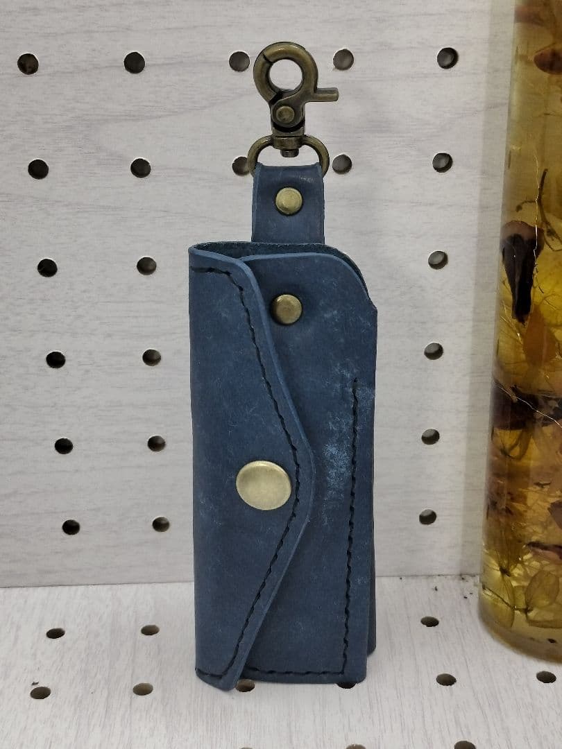 【モンスター】キーケース　スマートキー　本革　ハンドメイド