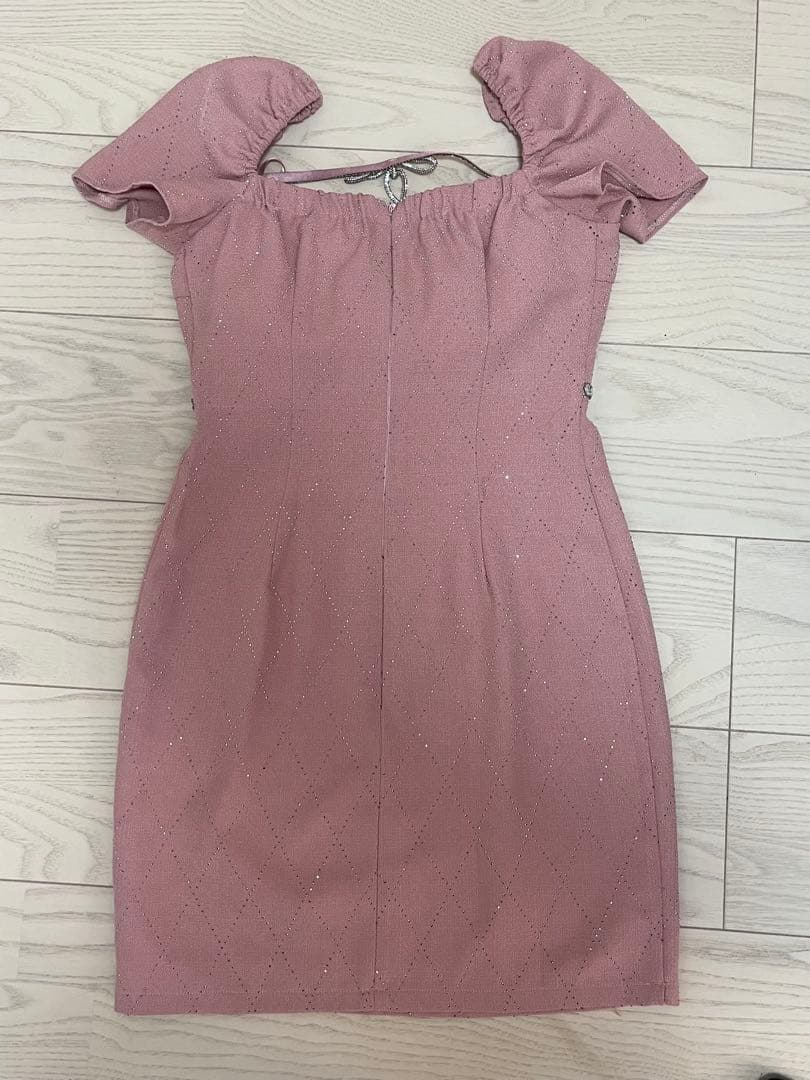 JEWELS ピンク タイトフィットドレス