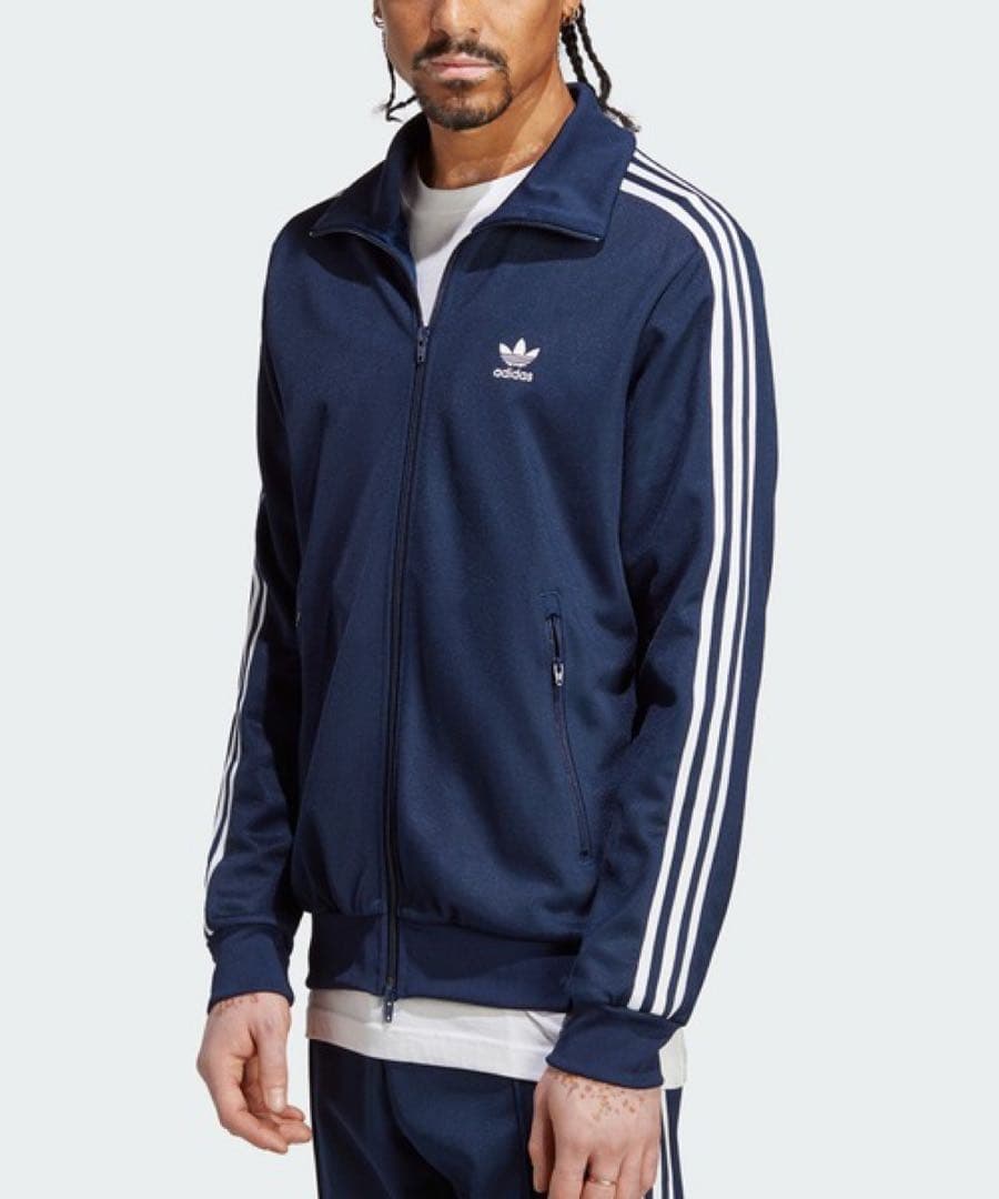 adidas ベッケンバウアー トラックジャケット 紺 ネイビー 2XL