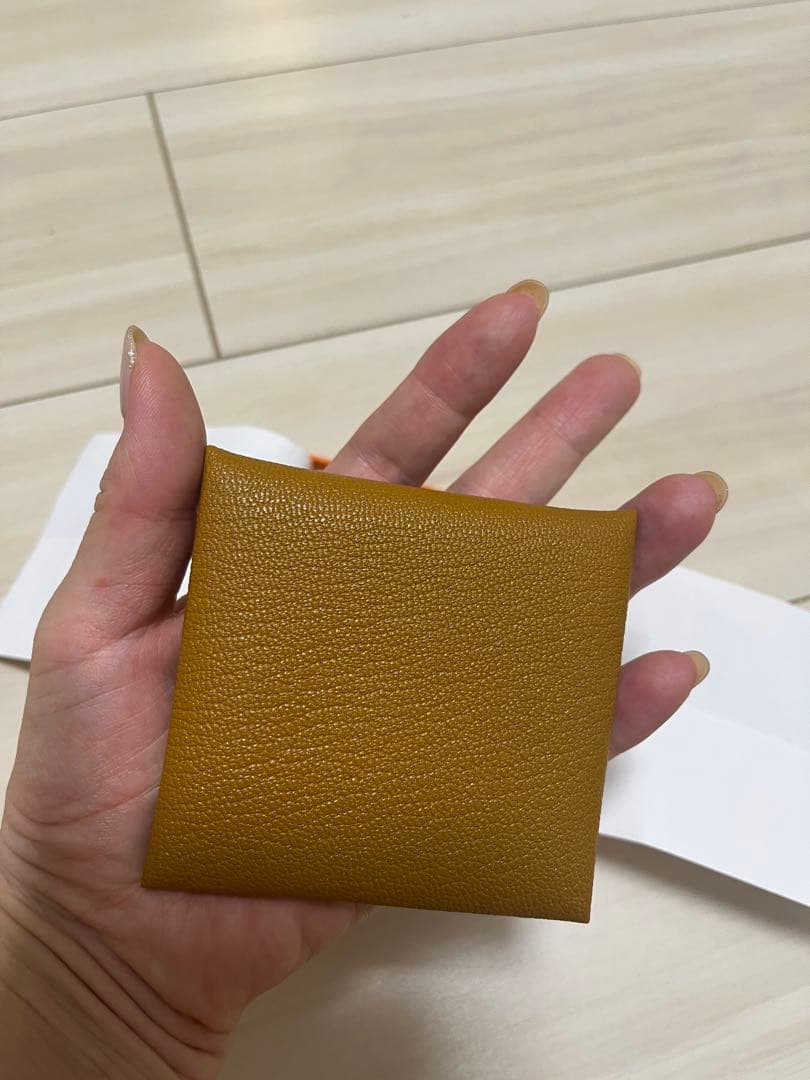 最終値下げ‼️エルメス　バスティア小銭バイカラー　ゴールド