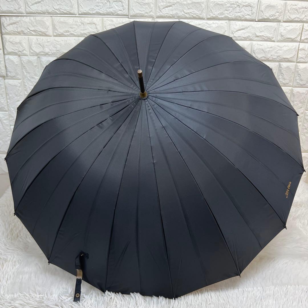 【未使用/希少】ジャンポールゴルチェ　傘　黒　レディース　メンズ　梅雨　長傘