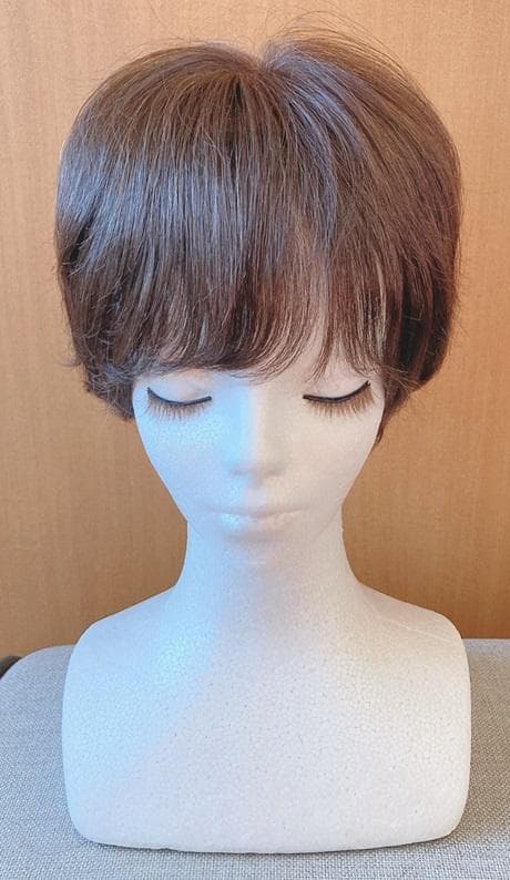 みっこ　ジュリアオージェ「クレアショート」人毛MIX　ナチュラルブラウンM