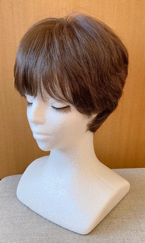 みっこ　ジュリアオージェ「クレアショート」人毛MIX　ナチュラルブラウンM