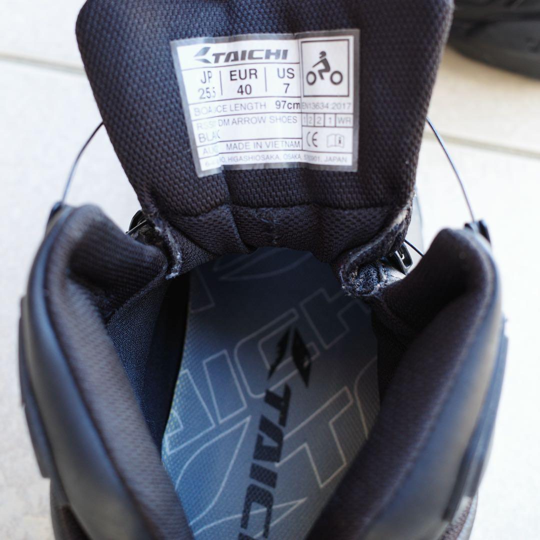 RSタイチ ライディングシューズ 25.5 BOAダイヤル RSS013