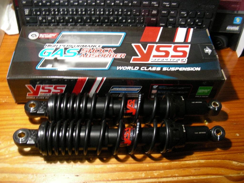 YSS DTG　L ２０ガスショック　 ブラック　CT125　345mm