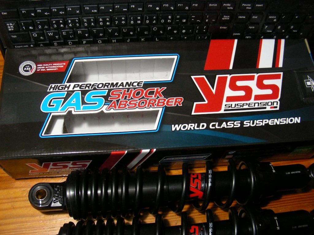 YSS DTG　L ２０ガスショック　 ブラック　CT125　345mm