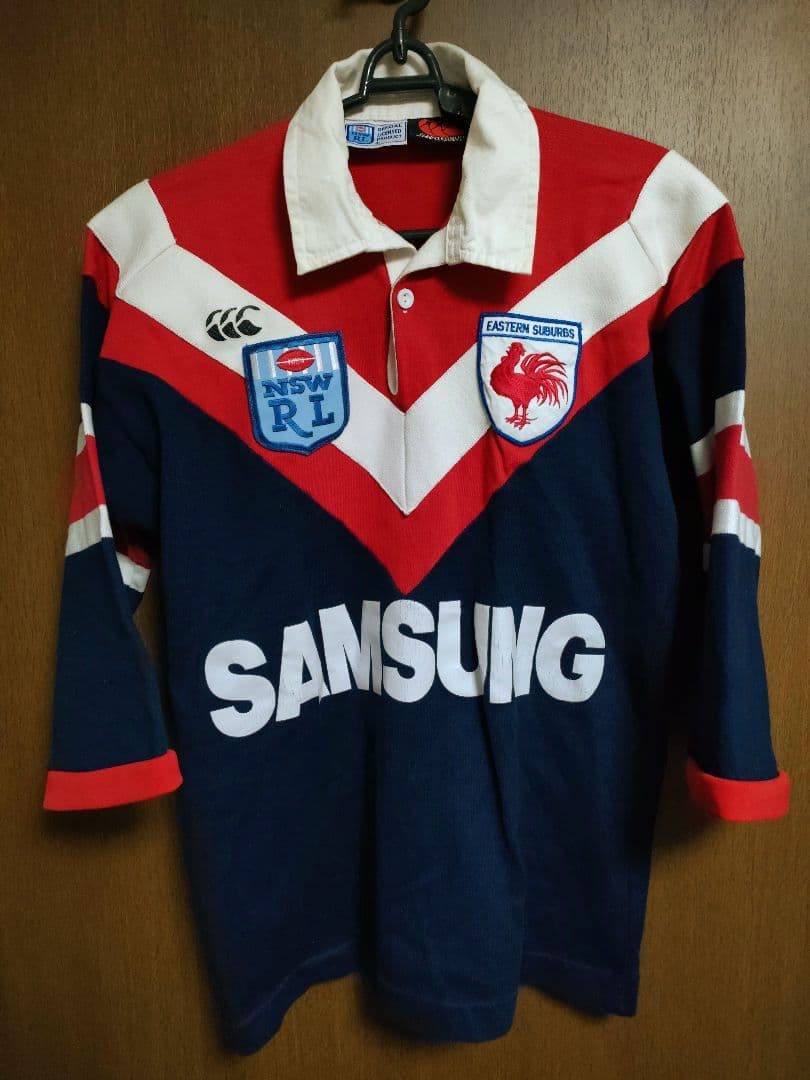 カンタベリー　イースタンサバーブズ　オフィシャル ラガーシャツ 90's