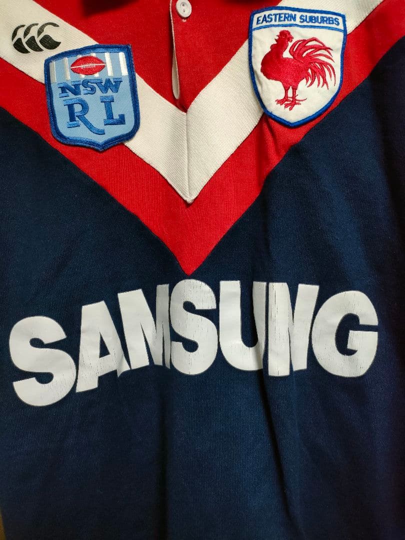 カンタベリー　イースタンサバーブズ　オフィシャル ラガーシャツ 90's