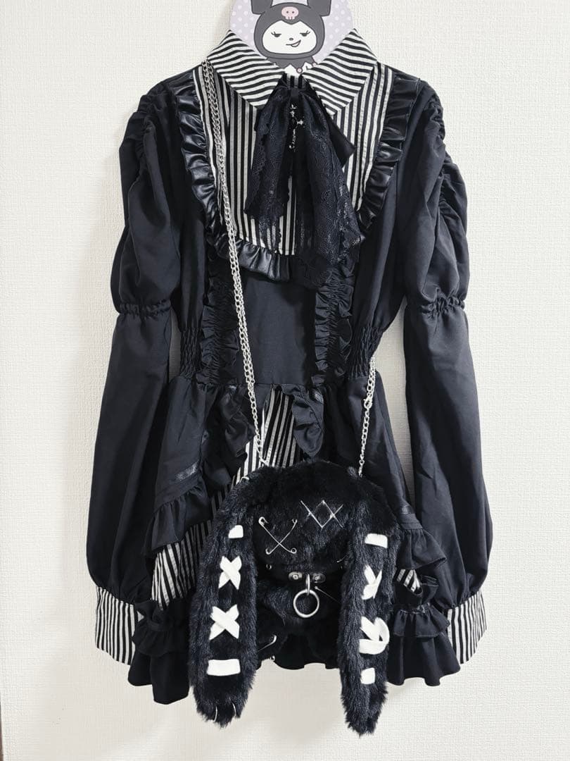 QOOZA Gothic Maid Dress IMVAL ハウスダスト着用