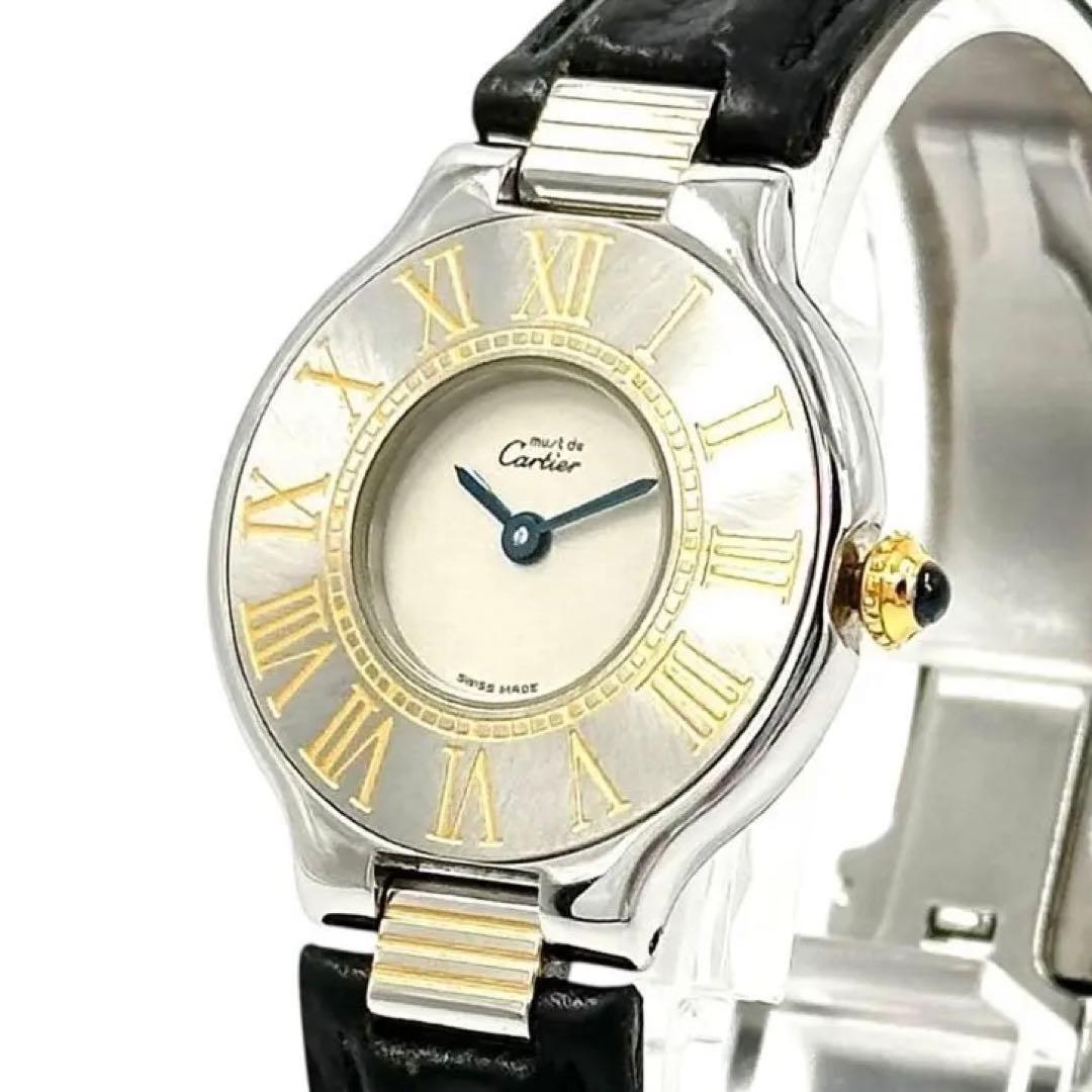カルティエ　マスト21 腕時計　ヴァンテアン　ラウンド　019691