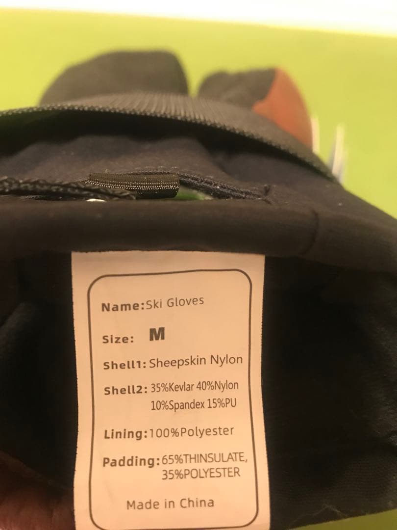 スノーボード　レザー グローブ