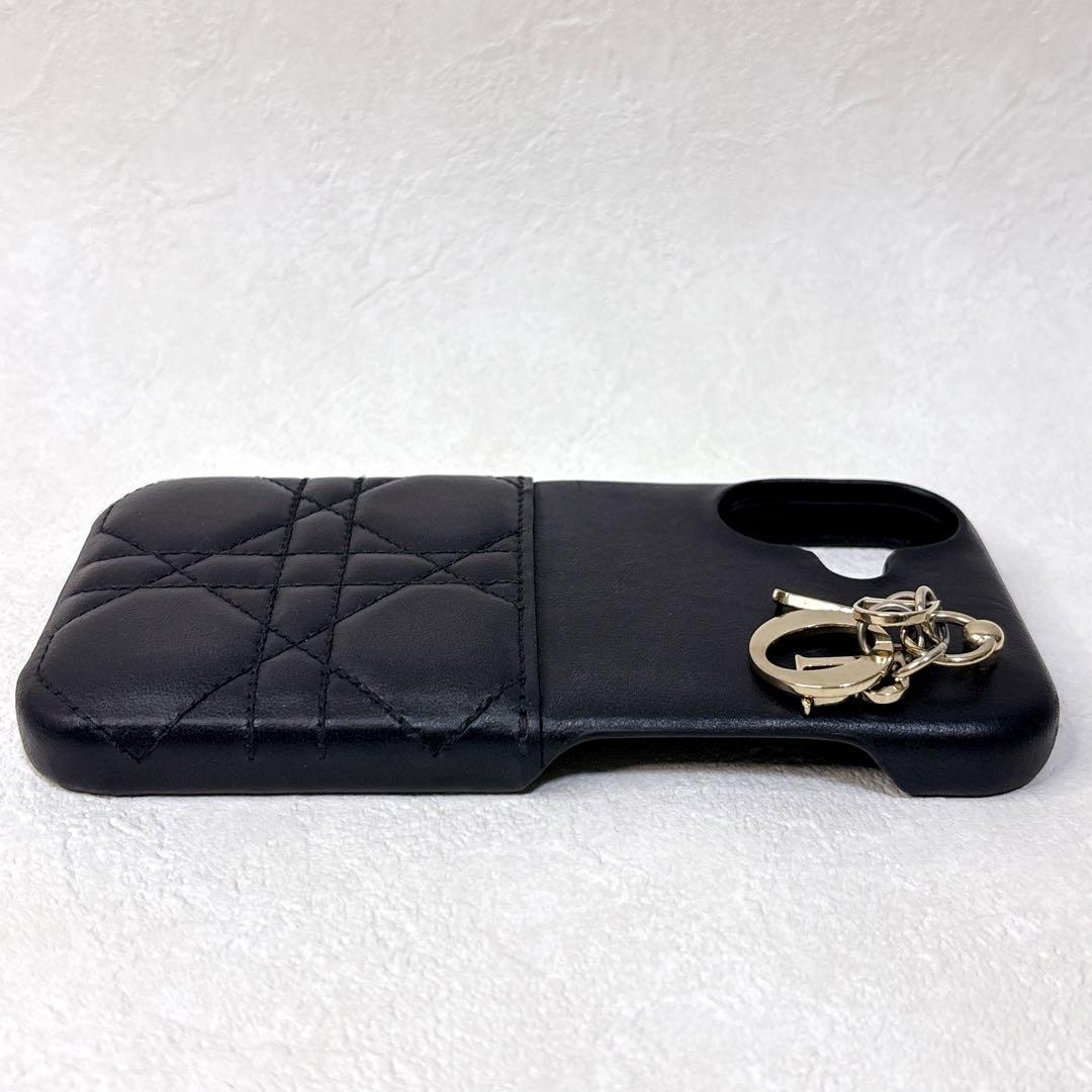 最新機種！✨美品✨Dior iPhone16 ケース　ブラック　羊革
