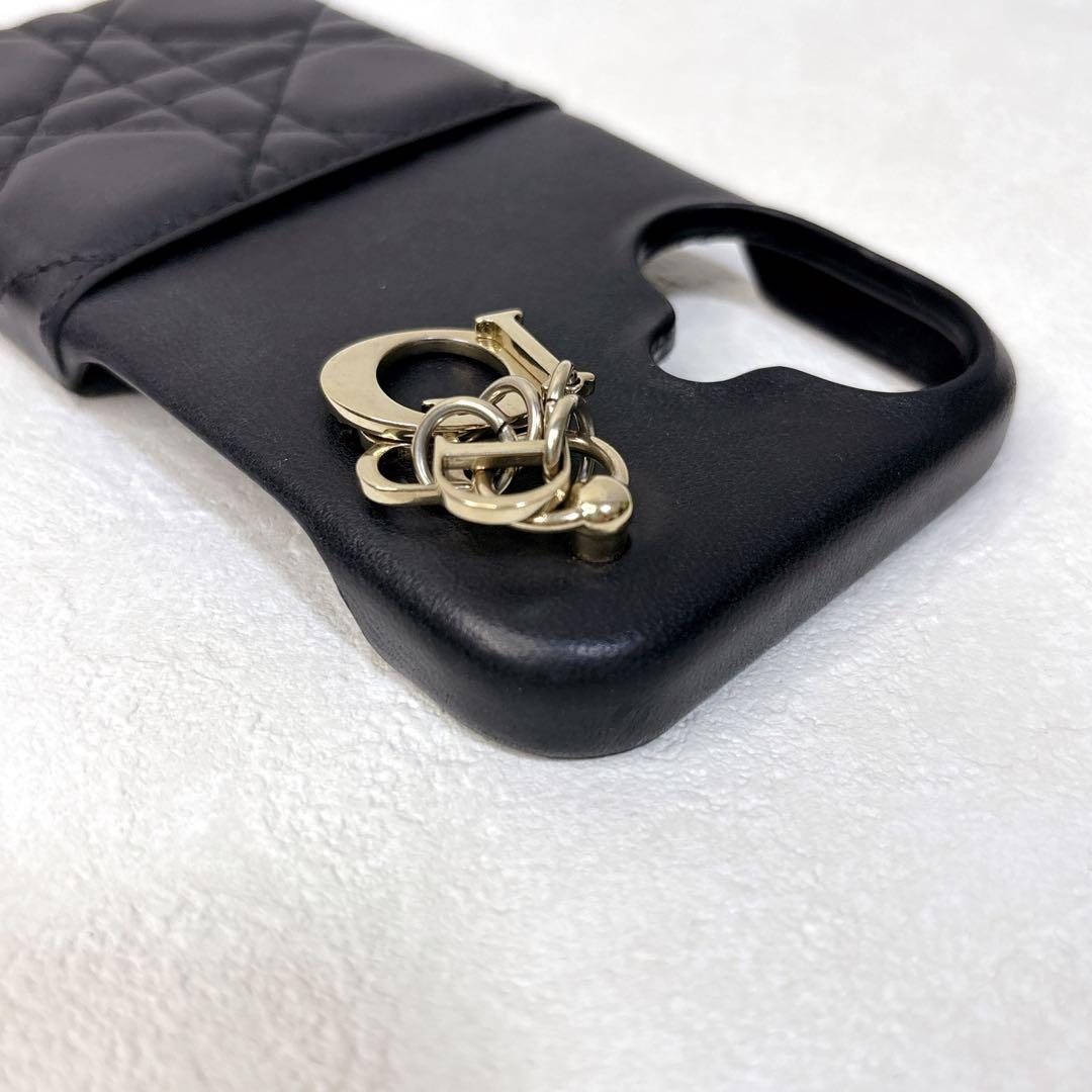 最新機種！✨美品✨Dior iPhone16 ケース　ブラック　羊革