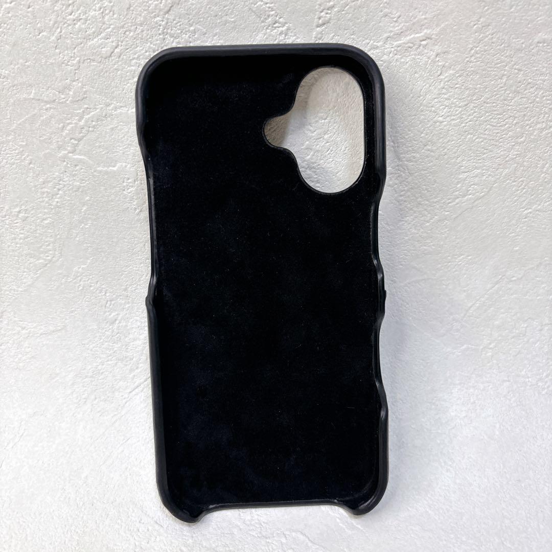 最新機種！✨美品✨Dior iPhone16 ケース　ブラック　羊革