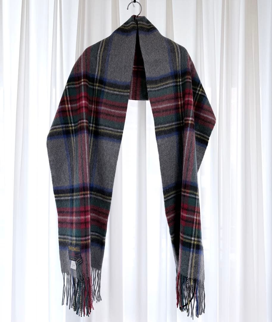TWEEDMILL タータンチェック ストール 70-190 ウール100%