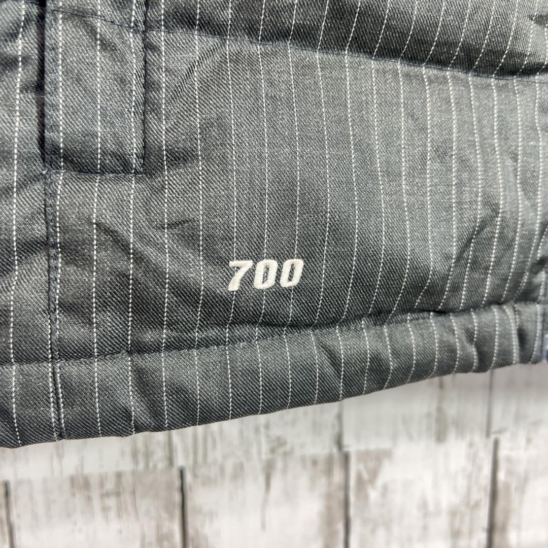 大人気【580】ノースフェイス　ヌプシ ダウンベストダークグレー700フィル S