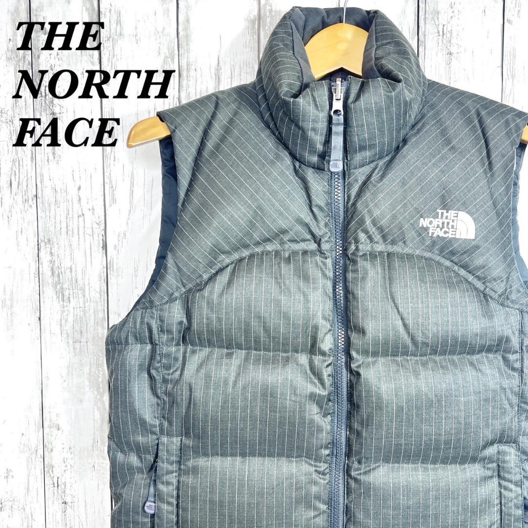 大人気【580】ノースフェイス　ヌプシ ダウンベストダークグレー700フィル S