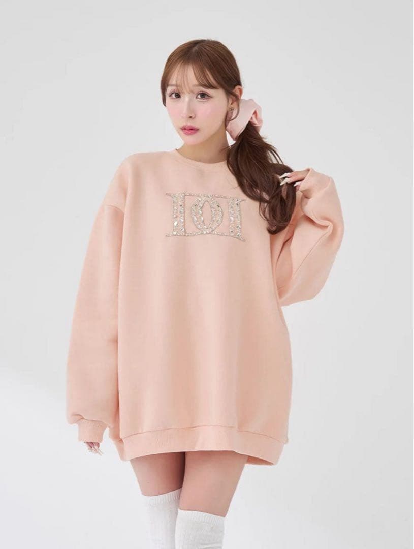 DDロゴビジュースウェットプルオーバー ダーリッチ ピンク Darich PNK