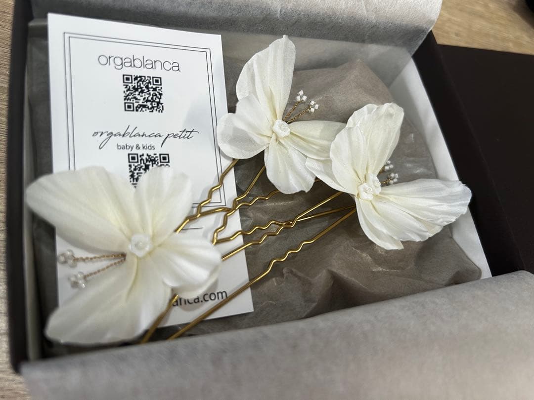 ORGABLANCA カプリピン　結婚式　ヘア