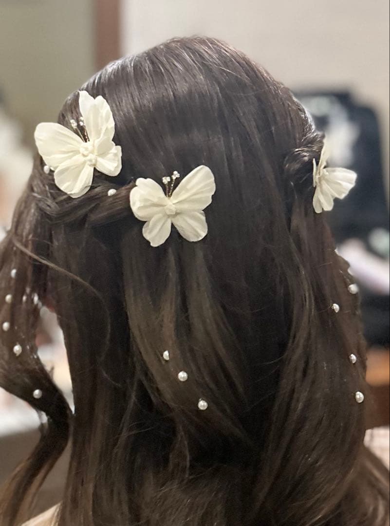 ORGABLANCA カプリピン　結婚式　ヘア