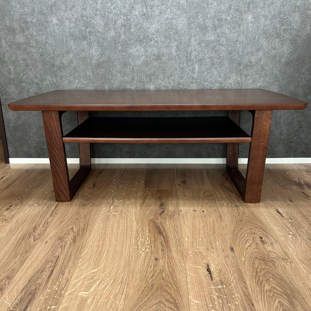 カリモク家具 chitano センターテーブル オーク材 モカブラウン 7万