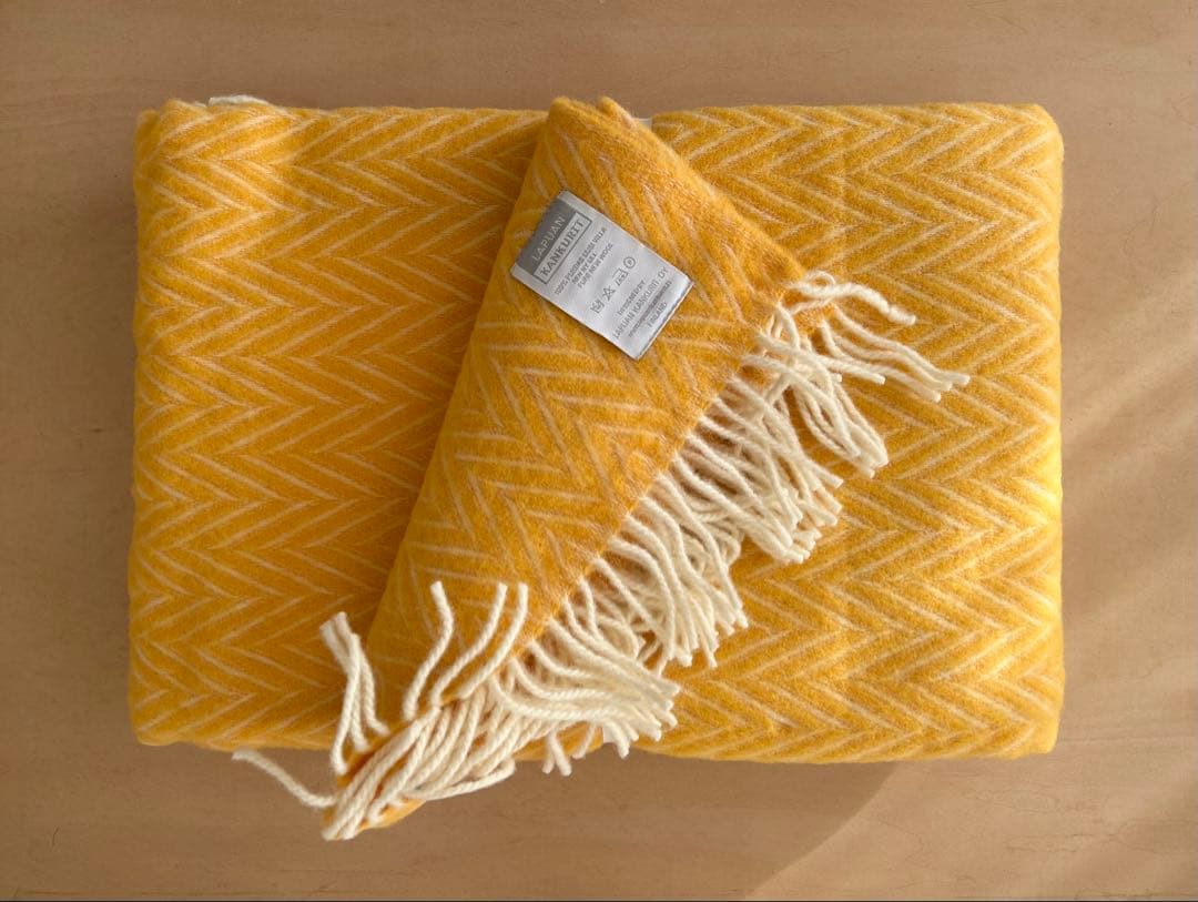 ラプアンカンクリ ウールブランケット IIDA 130x200cm