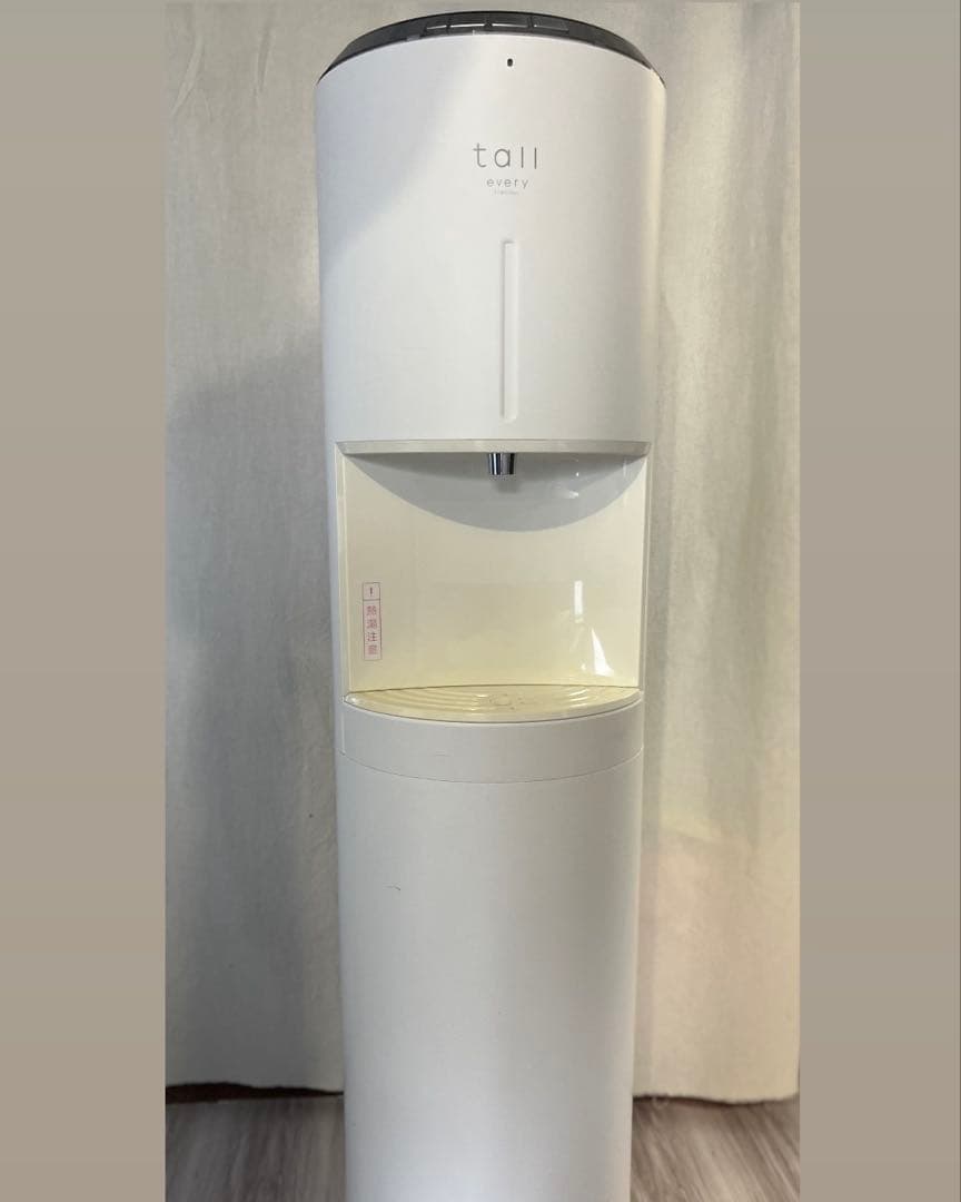 なずなtall 浄水器 ホワイト スリムデザイン　カートリッジ3本付き