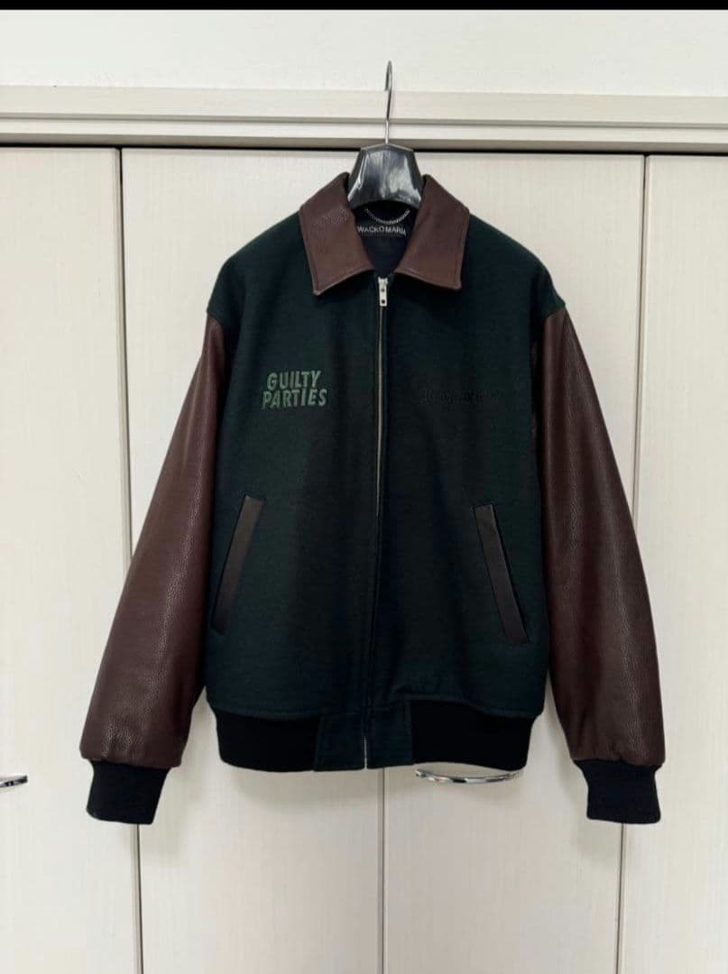 WACKO MARIA ワコマリア　LEATHER VARSITY JACKET