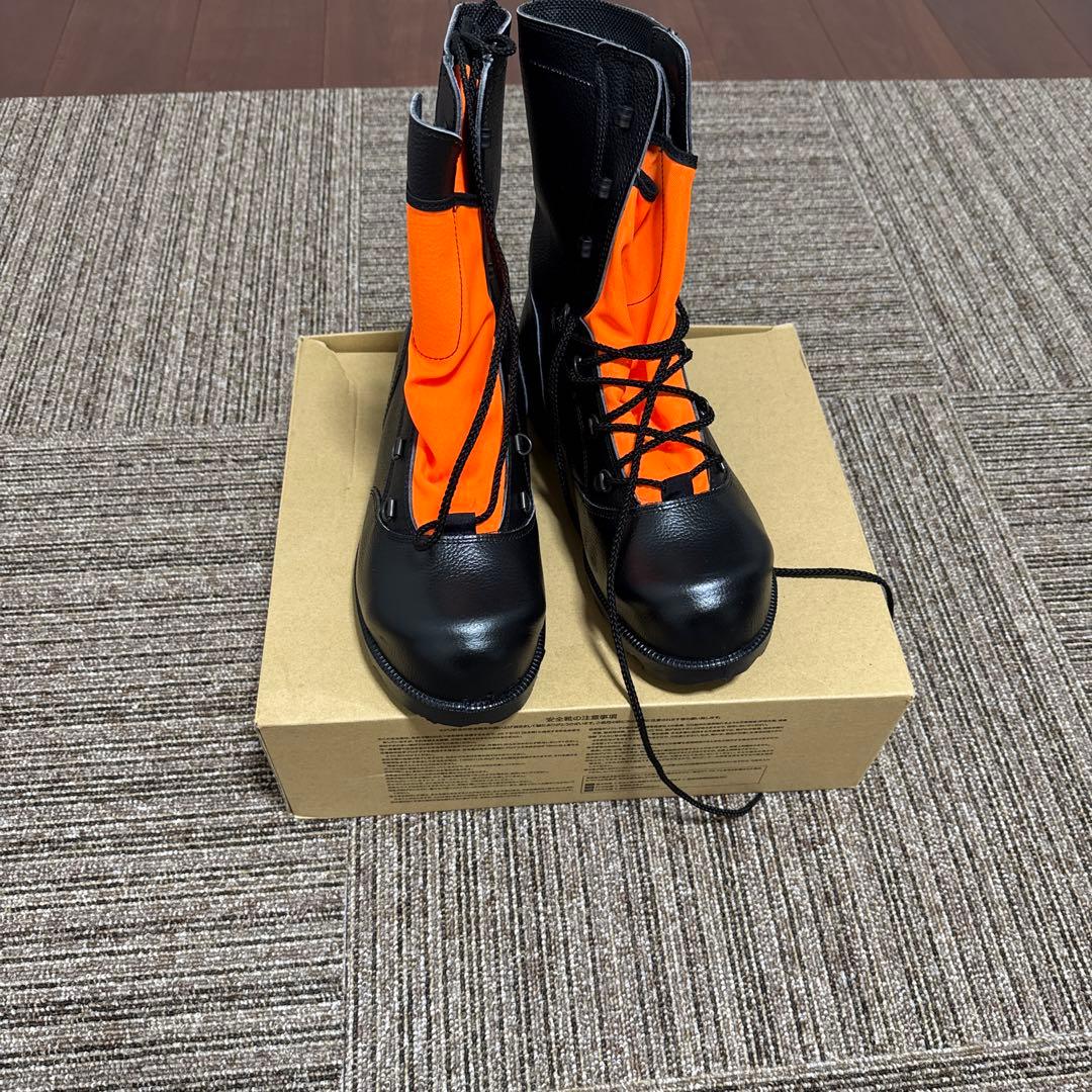 ミドリ安全　V9830C 安全靴 26.5cm 黒/オレンジ