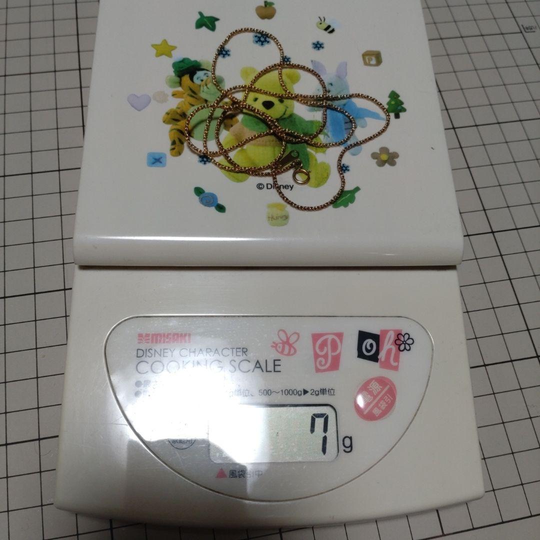 ネックレスk18約60cm