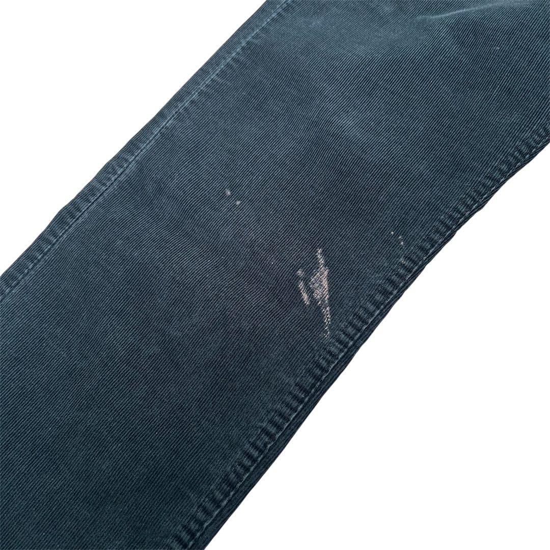 00s Levi's 569 コーデュロイ ブラック ワイドパンツ w34