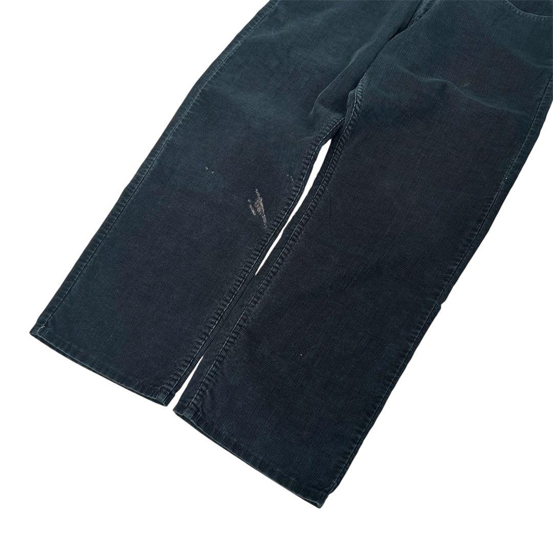 00s Levi's 569 コーデュロイ ブラック ワイドパンツ w34