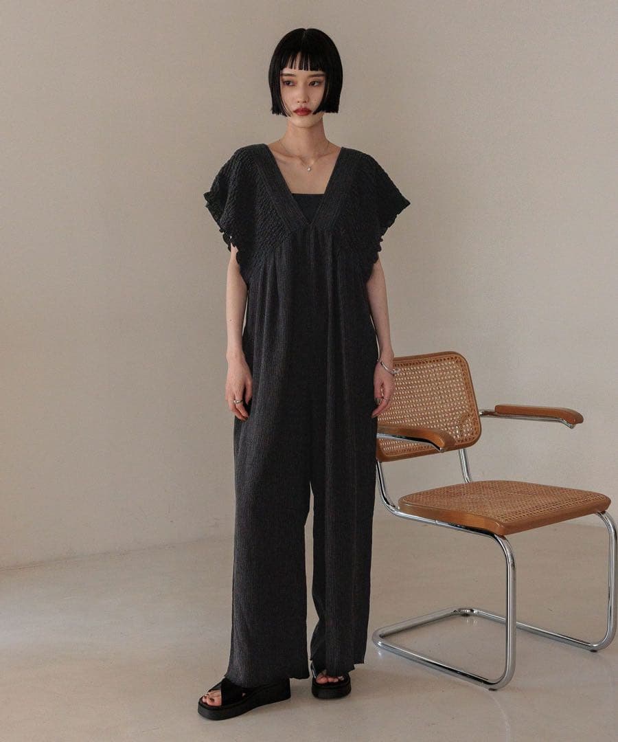 LOWRYS FARM ローリーズファーム ヨウリュウシャーリングサロペット S