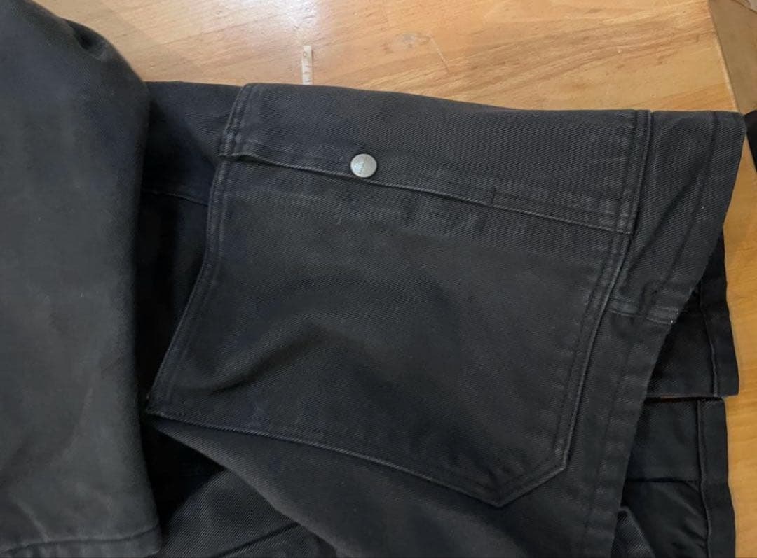 デカサイ　SASSAFRAS ブラック カバーオール Lサイズ