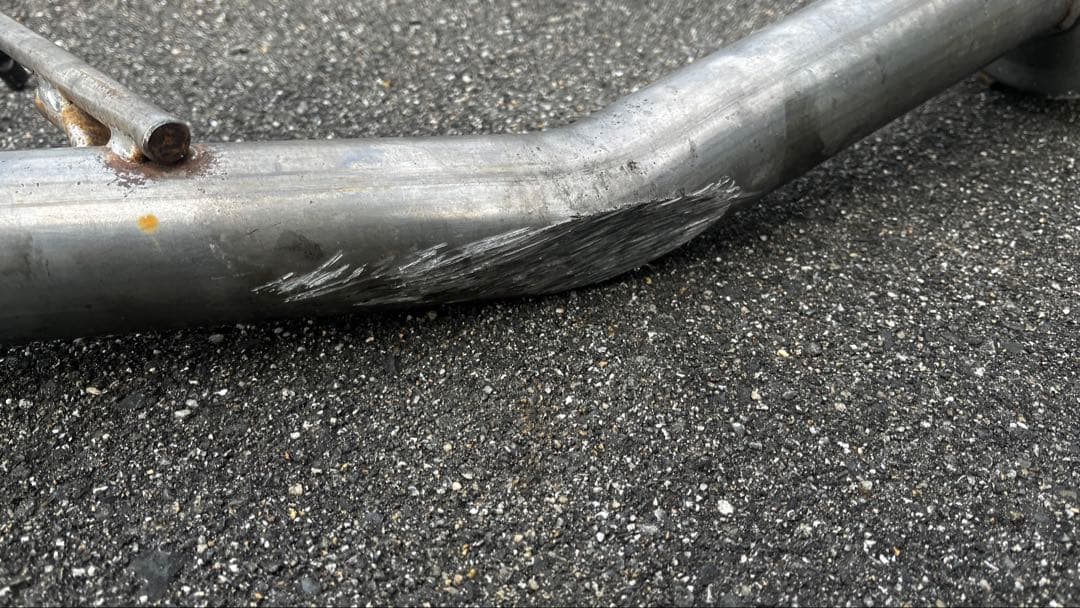 ワゴンR メーカー不明砲弾マフラー