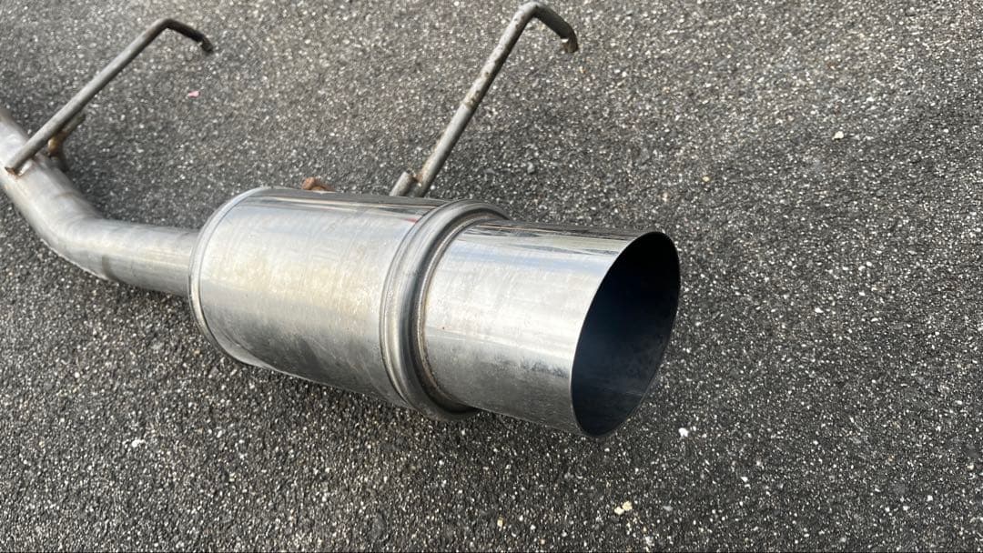 ワゴンR メーカー不明砲弾マフラー