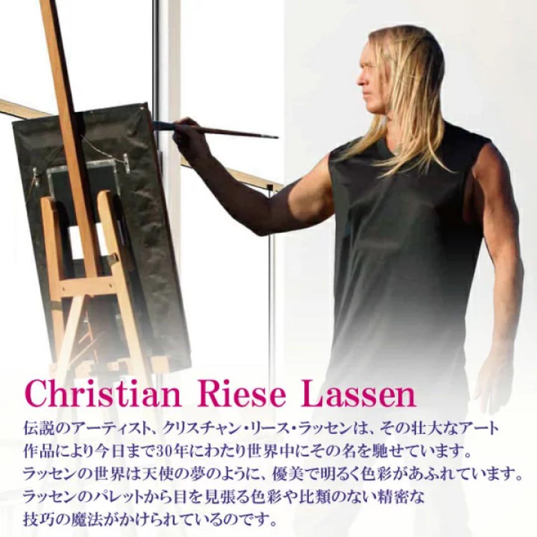 K*x様 ラッセン　ロマンスオブザシー　夕日　サンセット　クジラ　風景　版画　額